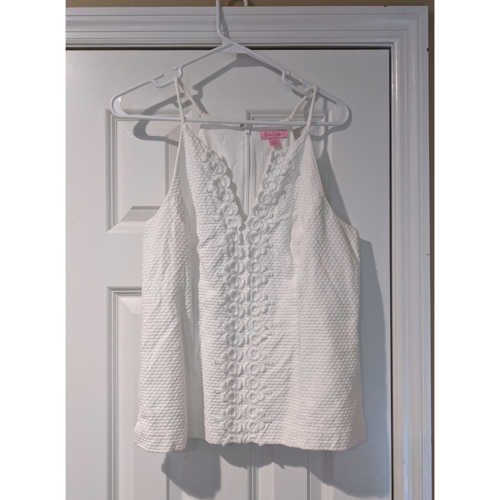 Lilly Pulitzer White Magnolia Top